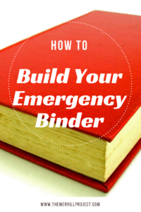 Many families have started to focus on being prepared. Learn step by step instructions on how to build your emergency binder and why you'll need it for more