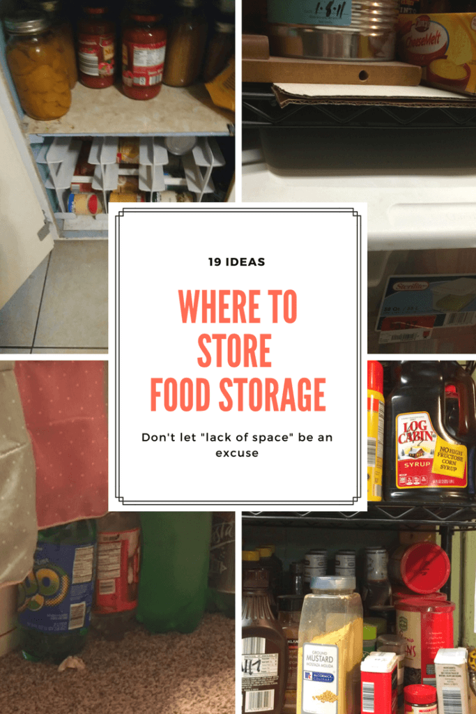 where to store food storage