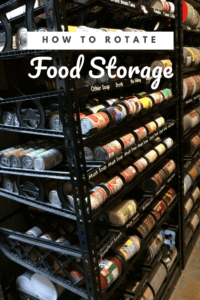 It's so hard to remember to use food storage when it's stored all over your house. Here are 8 tips for how to rotate your food storage. | rotate food storage |