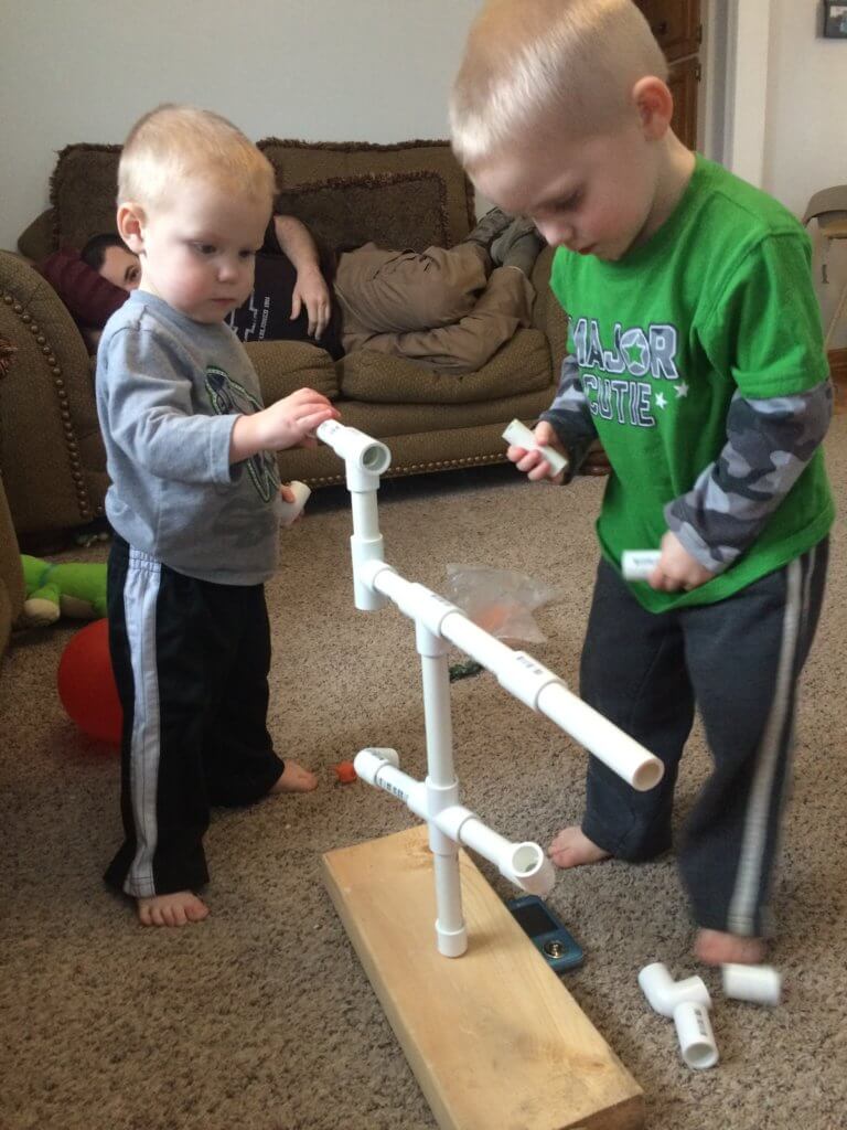 PVC pipe kids toy DIY The Merrill Project