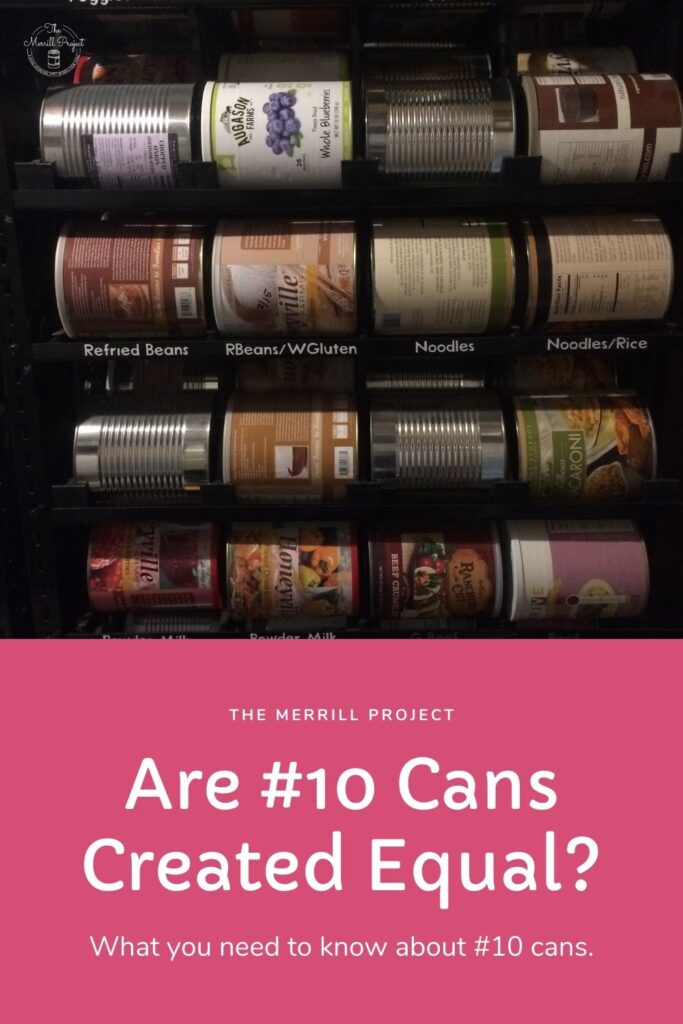 What you Need to Know about 10 Cans The Merrill Project